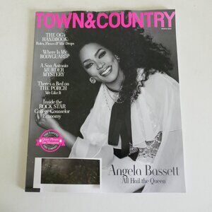 Town and Country magazine March 2025 featuring Angela Bassett